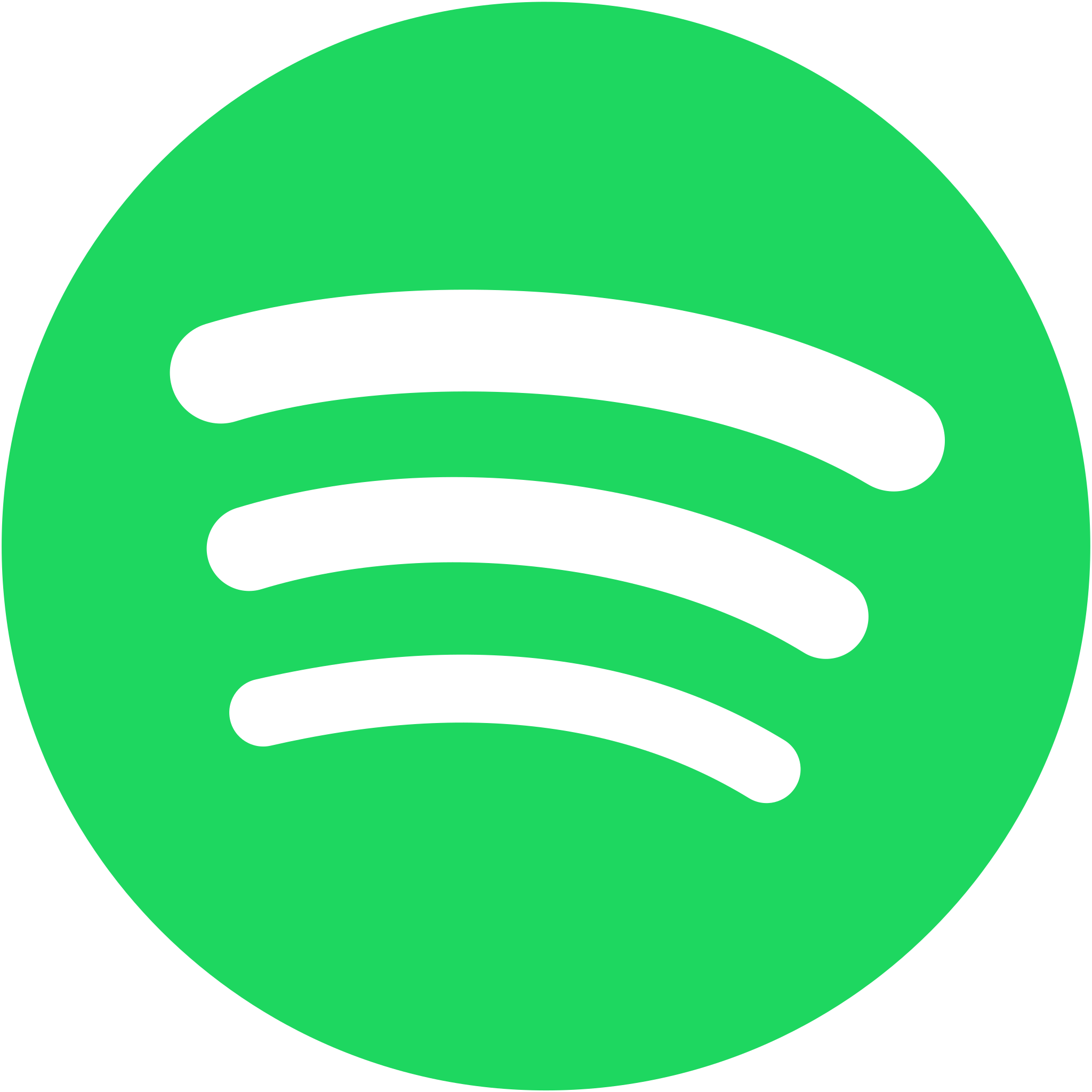 Spotify logo with a white background.